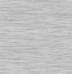 Stacy Garcia Home Faux Grasscloth Peel & Stick Wallpaper - Grey