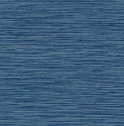 Stacy Garcia Home Faux Grasscloth Peel & Stick Wallpaper - Blue