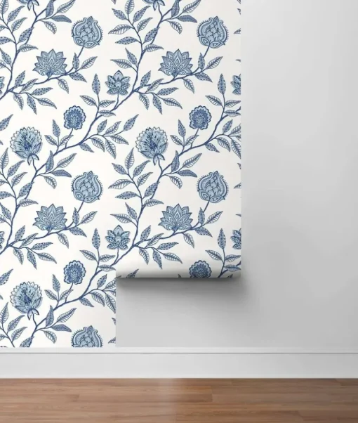 Stacy Garcia Home Jaclyn Peel & Stick Wallpaper - Blue