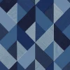 Stacy Garcia Home Marquetry Peel & Stick Wallpaper - Blue