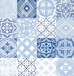 Stacy Garcia Home Tilework Peel & Stick Wallpaper - Blue