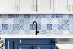 Stacy Garcia Home Tilework Peel & Stick Wallpaper - Blue