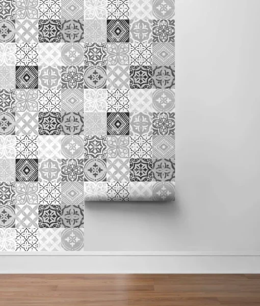 Stacy Garcia Home Tilework Peel & Stick Wallpaper - Grey
