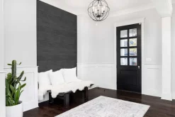 Stacy Garcia Home Wood Stacks Peel & Stick Wallpaper - Black