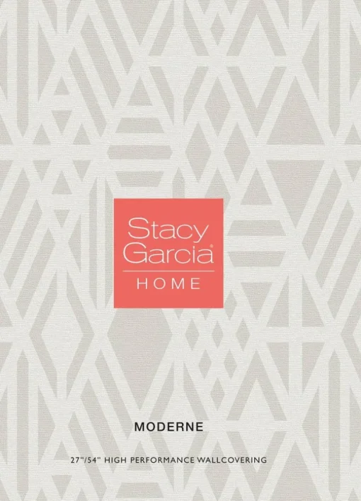 Stacy Garcia Moderne Convergence Wallpaper - Cream