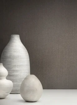 Stacy Garcia Moderne Panama Weave Wallpaper - Brown