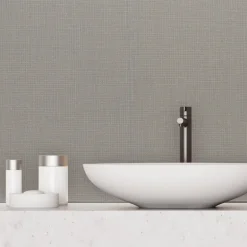 Stacy Garcia Moderne Randing Weave Wallpaper - Dark Gray