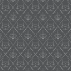 Star Wars Dark Side Peel & Stick Wallpaper - Dark Gray