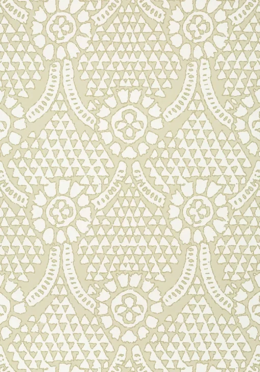 Thibaut Canopy Chamomile Wallpaper - Beige