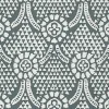 Thibaut Canopy Chamomile Wallpaper - Gray