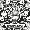 Thibaut Canopy Galway Wallpaper - Black & White