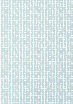 Thibaut Canopy Haven Wallpaper - Spa Blue