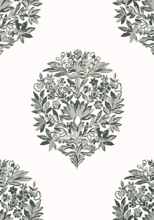Thibaut Canopy Ridgefield Wallpaper - Grey