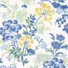 Thibaut Canopy Spring Garden Wallpaper - Blue & White