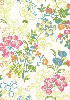 Thibaut Canopy Spring Garden Wallpaper - Cream