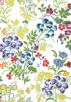 Thibaut Canopy Spring Garden Wallpaper - Brights