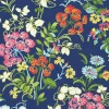 Thibaut Canopy Spring Garden Wallpaper - Navy Blue