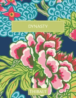 Thibaut Dynasty Sakura Wallpaper - Red