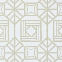 Thibaut Dynasty Shoji Panel Wallpaper - Aqua