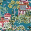 Thibaut Eden Mystic Garden Wallpaper - Teal