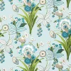 Thibaut Eden Pasadena Wallpaper - Spa Blue