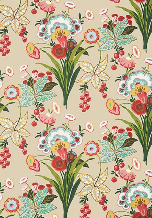 Thibaut Eden Pasadena Wallpaper - Cream