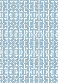 Thibaut Eden T-Square Wallpaper - Light Blue