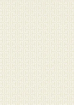 Thibaut Eden T-Square Wallpaper - Cream