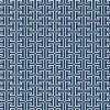 Thibaut Eden T-Square Wallpaper - Navy & White