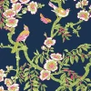 Thibaut Eden Yukio Wallpaper - Navy & Pink