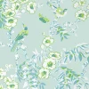 Thibaut Eden Yukio Wallpaper - Spa Blue