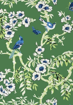 Thibaut Eden Yukio Wallpaper - Green