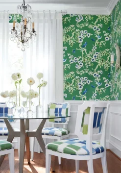 Thibaut Eden Yukio Wallpaper - Green
