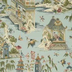 Thibaut Grand Palace Wallpaper - Mist
