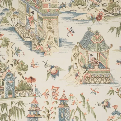 Thibaut Grand Palace Wallpaper - Taupe