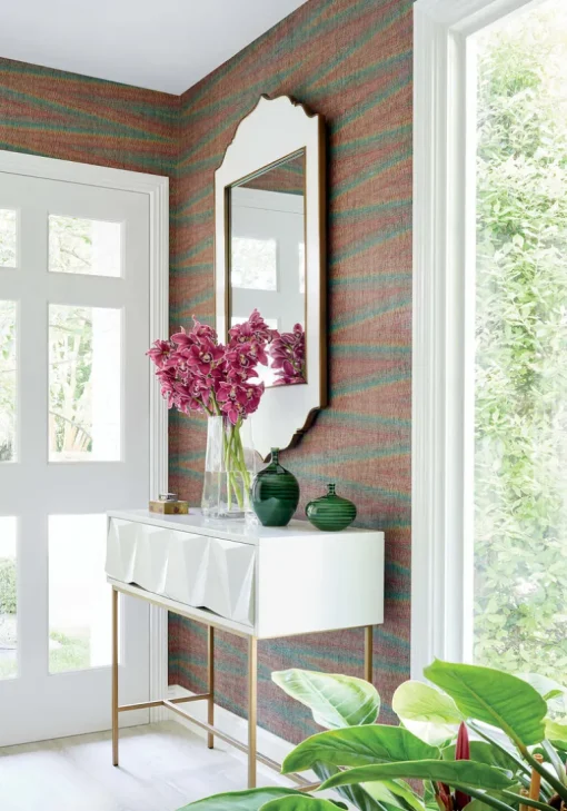 Thibaut Mesa Moab Weave Wallpaper - Sunbaked