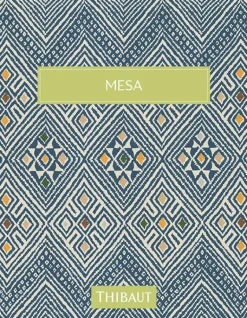 Thibaut Mesa Tiburon Wallpaper - Spa Blue