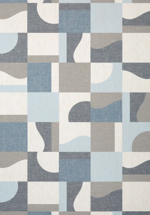 Thibaut Modern Resource 3 Colored Blocks Wallpaper - Blue