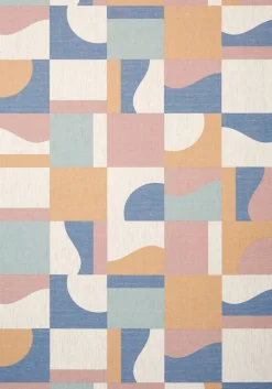 Thibaut Modern Resource 3 Colored Blocks Wallpaper - Multi