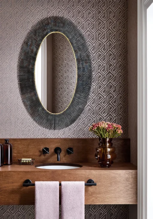 Thibaut Modern Resource 3 Tortona Wallpaper - Taupe