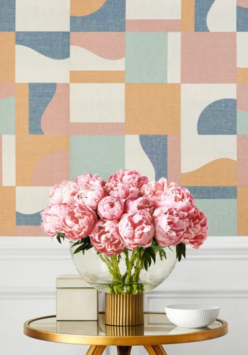 Thibaut Modern Resource 3 Colored Blocks Wallpaper - Multi