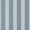 Thibaut Pavilion Canvas Stripe Wallpaper - Navy Blue