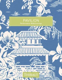 Thibaut Pavilion Heron Stream Wallpaper - Multi