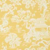 Thibaut Pavilion Japanese Garden Wallpaper - Yellow