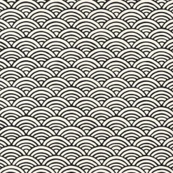Thibaut Pavilion Maris Wallpaper - Black