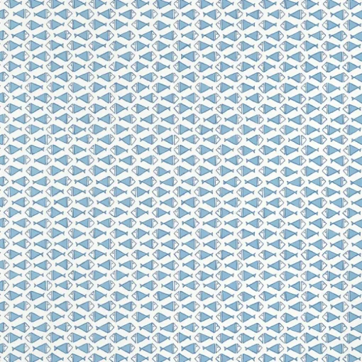 Thibaut Pavilion Pisces Wallpaper - Wedgewood