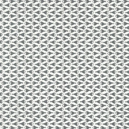 Thibaut Pavilion Pisces Wallpaper - Black & White