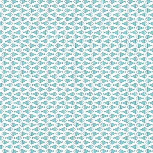 Thibaut Pavilion Pisces Wallpaper - Turquoise