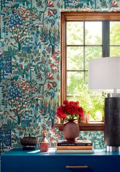 Thibaut Vista Alpine Wallpaper - Mineral