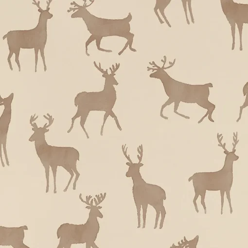 Thibaut Vista Bucks Wallpaper - Camel